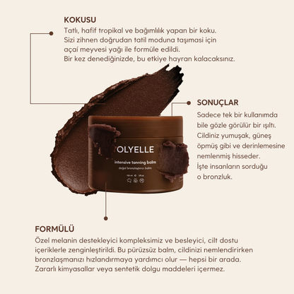 OLYELLE™ Lüks Bronzluk Deneyimi Sunan Besleyici Cilt Balmı